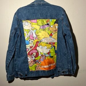 Nickelodeon Hey Arnold! Jean Jacket %100 Cotton